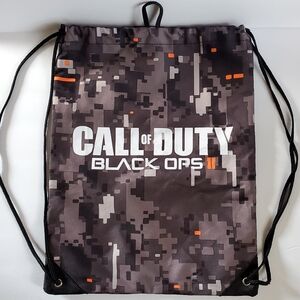 Black Ops Camouflage Drawstring Backpack